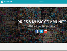Tablet Screenshot of muzikum.eu